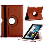 360 Roterende L�der Cover til 10.1 (Lyse/Brun)